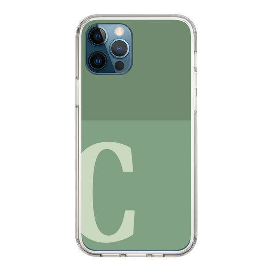 Slim Protection Case［ Original - initial two tone - C green ］