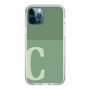 Slim Protection Case［ Original - initial two tone - C green ］
