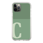 Slim Protection Case［ Original - initial two tone - C green ］