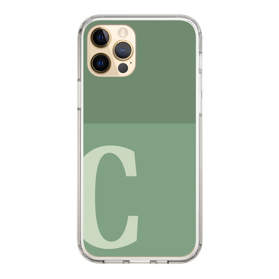 Slim Protection Case［ Original - initial two tone - C green ］