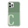 Slim Protection Case［ Original - initial two tone - C green ］