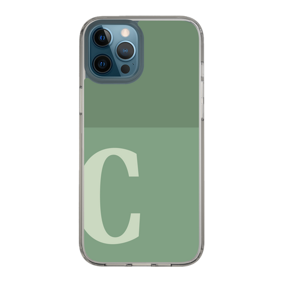 Slim Protection Case［ Original - initial two tone - C green ］