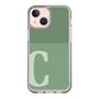 Slim Protection Case［ Original - initial two tone - C green ］
