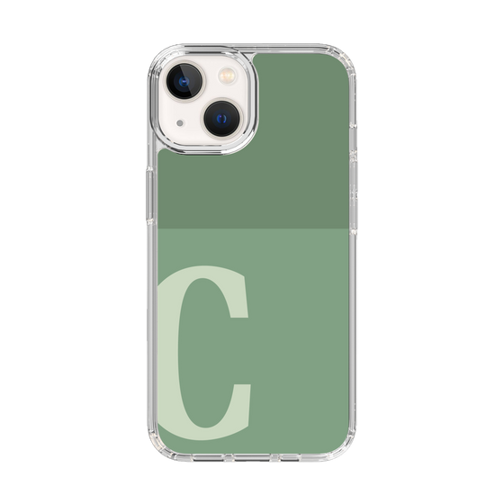 Slim Protection Case［ Original - initial two tone - C green ］