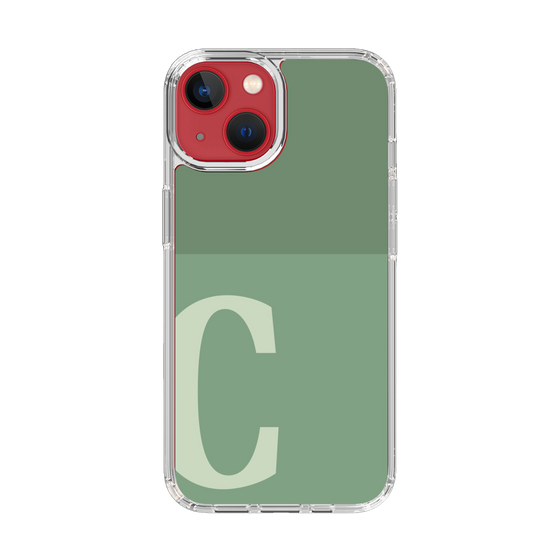 Slim Protection Case［ Original - initial two tone - C green ］