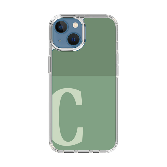 Slim Protection Case［ Original - initial two tone - C green ］
