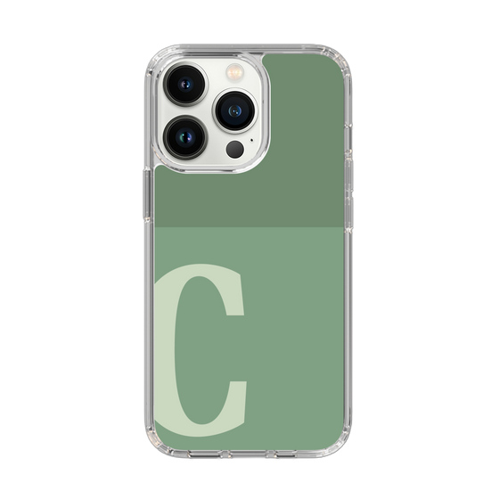 Slim Protection Case［ Original - initial two tone - C green ］