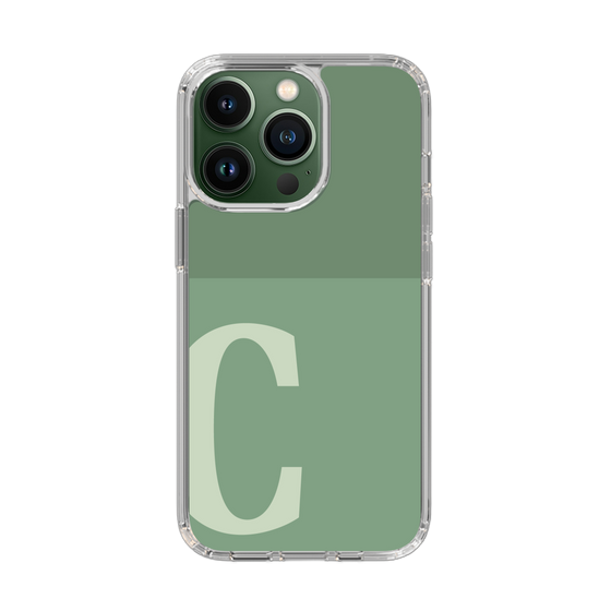 Slim Protection Case［ Original - initial two tone - C green ］