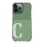 Slim Protection Case［ Original - initial two tone - C green ］