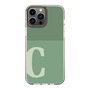 Slim Protection Case［ Original - initial two tone - C green ］