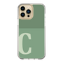 Slim Protection Case［ Original - initial two tone - C green ］