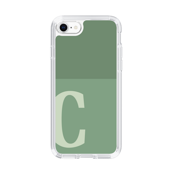 Slim Protection Case［ Original - initial two tone - C green ］