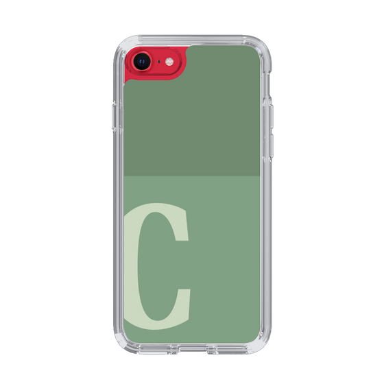Slim Protection Case［ Original - initial two tone - C green ］