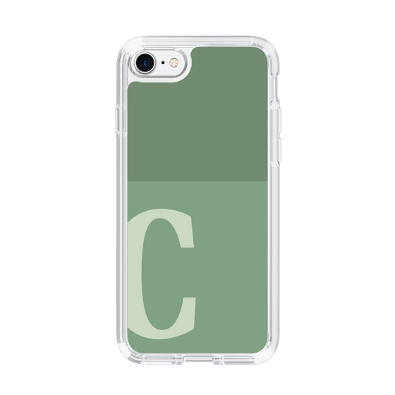 Slim Protection Case［ Original - initial two tone - C green ］