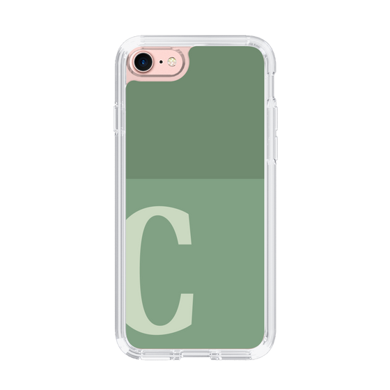 Slim Protection Case［ Original - initial two tone - C green ］