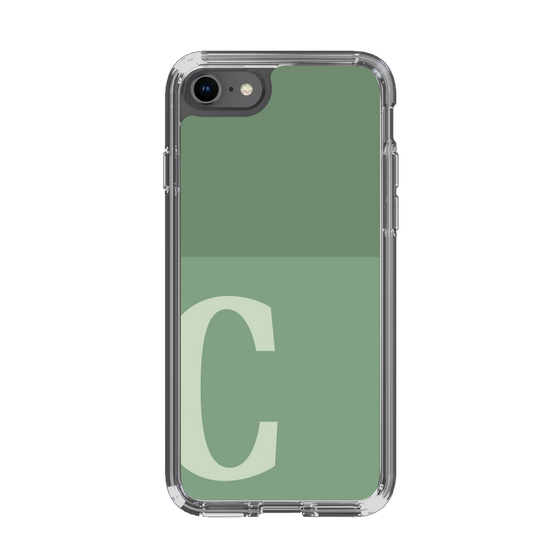 Slim Protection Case［ Original - initial two tone - C green ］