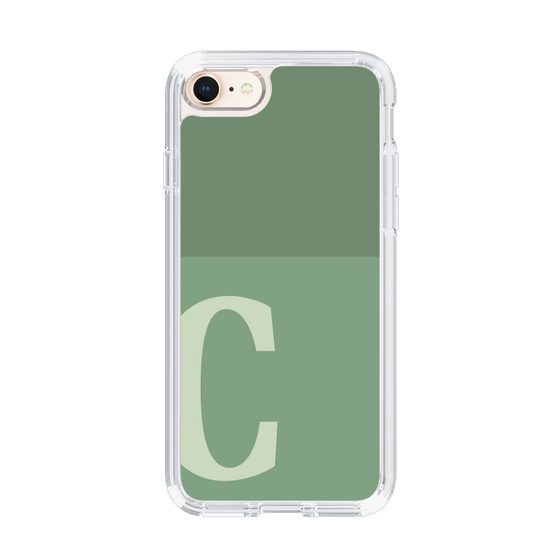 Slim Protection Case［ Original - initial two tone - C green ］