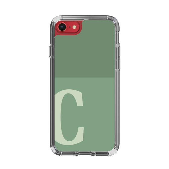 Slim Protection Case［ Original - initial two tone - C green ］