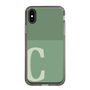Slim Protection Case［ Original - initial two tone - C green ］