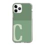 Slim Protection Case［ Original - initial two tone - C green ］