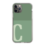 Slim Protection Case［ Original - initial two tone - C green ］