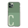 Slim Protection Case［ Original - initial two tone - C green ］