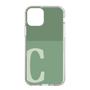 Slim Protection Case［ Original - initial two tone - C green ］