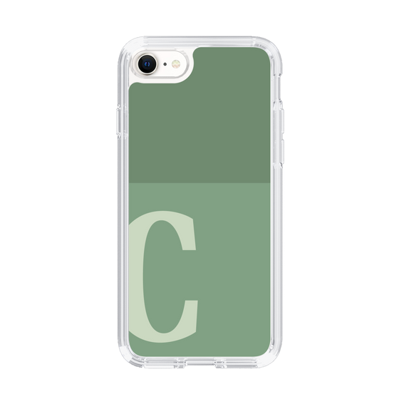 Slim Protection Case［ Original - initial two tone - C green ］