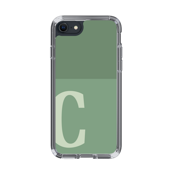 Slim Protection Case［ Original - initial two tone - C green ］