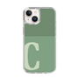 Slim Protection Case［ Original - initial two tone - C green ］