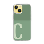 Slim Protection Case［ Original - initial two tone - C green ］