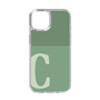 Slim Protection Case［ Original - initial two tone - C green ］