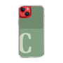 Slim Protection Case［ Original - initial two tone - C green ］