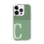 Slim Protection Case［ Original - initial two tone - C green ］