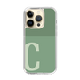 Slim Protection Case［ Original - initial two tone - C green ］