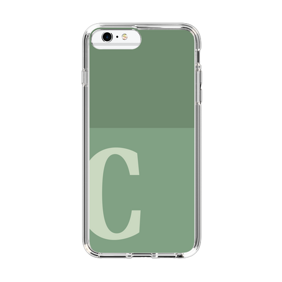 Slim Protection Case［ Original - initial two tone - C green ］