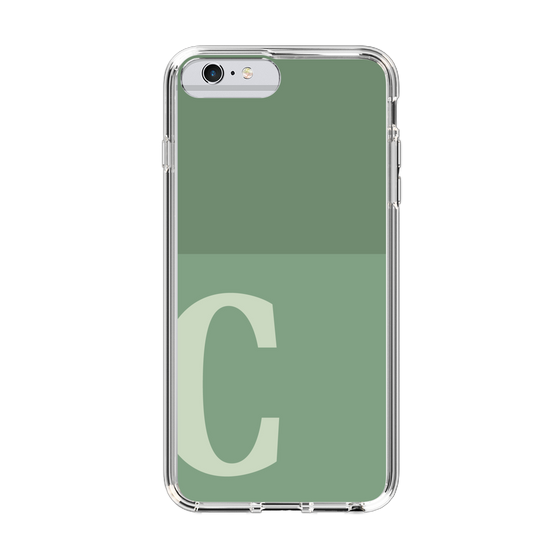 Slim Protection Case［ Original - initial two tone - C green ］
