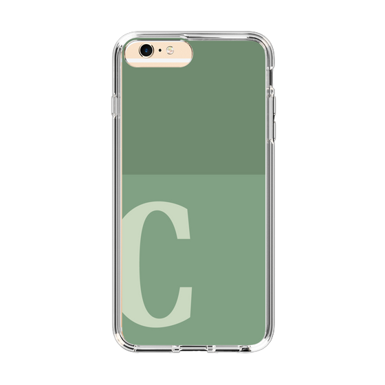 Slim Protection Case［ Original - initial two tone - C green ］