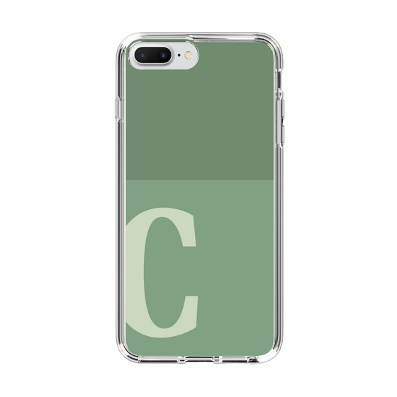 Slim Protection Case［ Original - initial two tone - C green ］