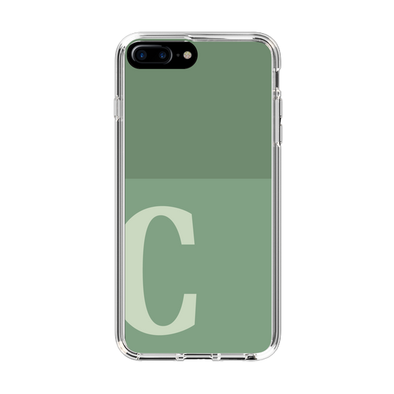 Slim Protection Case［ Original - initial two tone - C green ］