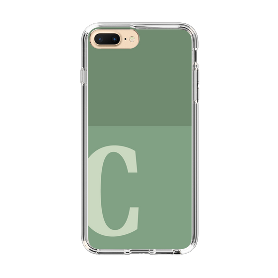 Slim Protection Case［ Original - initial two tone - C green ］