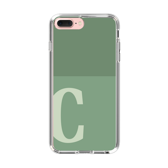 Slim Protection Case［ Original - initial two tone - C green ］