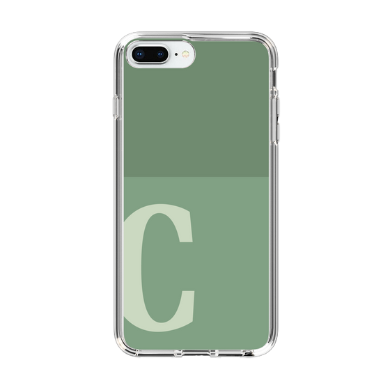 Slim Protection Case［ Original - initial two tone - C green ］