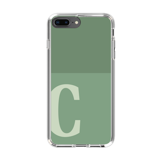 Slim Protection Case［ Original - initial two tone - C green ］