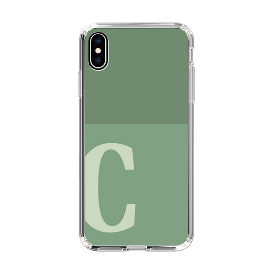 Slim Protection Case［ Original - initial two tone - C green ］