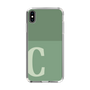 Slim Protection Case［ Original - initial two tone - C green ］