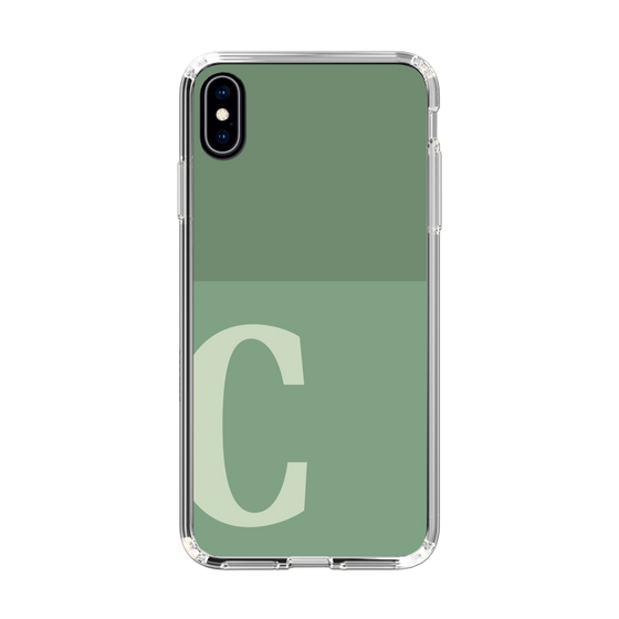 Slim Protection Case［ Original - initial two tone - C green ］