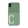 Slim Protection Case［ Original - initial two tone - C green ］