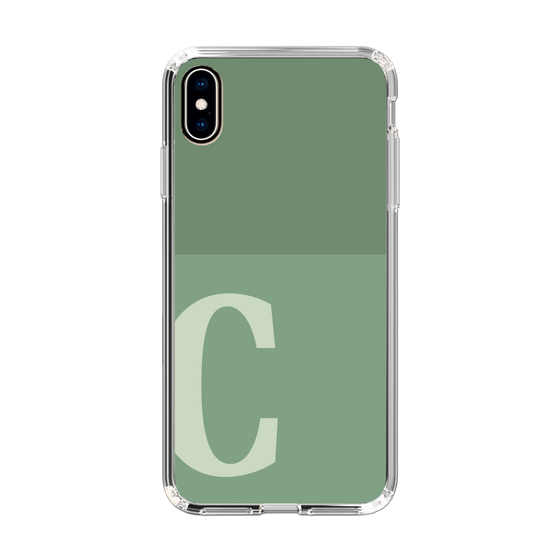 Slim Protection Case［ Original - initial two tone - C green ］