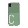 Slim Protection Case［ Original - initial two tone - C green ］